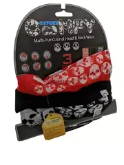 Oxford Comfy 3 Pack Skulls Head Neck Tube Beenie Face Mask Scarf Doo-Rag NW106