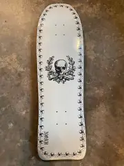 Noah NYC Skull Wreath White NOS RARE 2018 Old School Skateboard Deck