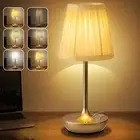 Bedside Table Lamp LED Rechargeable Touch Control Desk Lamp - 3 Color Temperatur