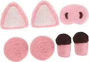 AKOOSY 1 Set Plush Pig Accessories Bulk Craft Supplies Doll Leg Plush Pig Doll Blusher Doll Supplies Leg for Pig Doll Plush Blusher Craft Leg for Stuffed Animals Nose Ornament Wool