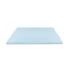 StyleWell Mattress Topper King 2" Gel Infused Memory Foam Cooling Firm Blue