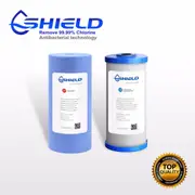 10" x 4.5" Whole House Big Blue Water Filter Cartridges Antibacterial Pack