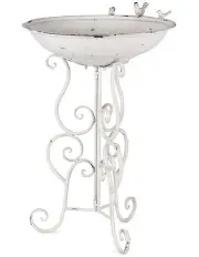 Willow & Silk Large Decorative Birdbath Stand