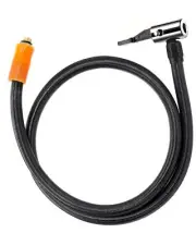 31" Extended Tire Inflator Hose Adapter & Converting Nuts - Lock On Air Chuck...