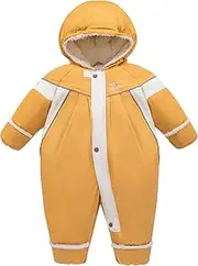 [KOGWER] Baby Padded Snowsuit Winter Coat Newborn Bunting Premsuit Neutral Baby Clothes Outwear Baby Boys Girls Jacket