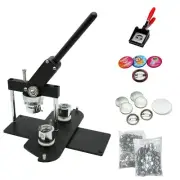 ChiButtons KIT 25mm Button Maker-B400+Round Mould+500 Pin Parts+ Handling Cutter