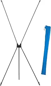 Perfk Adjustable x Banner Stand Poster Board Stand Floor Standing Display Rack Easily Set up Tripod Banner Holder for Business Show, S