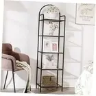 Bookcase Bookshelf, Tempered Glass Bookshelves, Slim Shelving Unit for