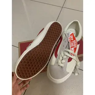 VANS OG STYLE 36 LX OLD SKOOL 白紅 紅線 麂皮帆布 GD 權志龍 女