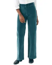 Faherty Stretch Cord Wide Leg Pant