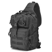 20L Military Tactical Assault Pack Sling Backpack Army Molle Rucksack Bag Black