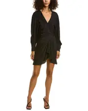 IRO Anokia Silk-Blend Mini Dress