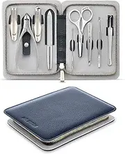 MR.GREEN Manicure Set 9 in 1,Professional Pedicure kit,Stainless Steel Manicure Kit,Portable Travel Grooming Kit Nail Care Tools,Nail Clippers Pedicure Tools