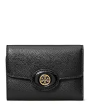 Tory Burch Small Robinson Pebbled Leather Wallet