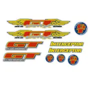 GT - 1994 Interceptor - for black frame - decal set - Old school bmx