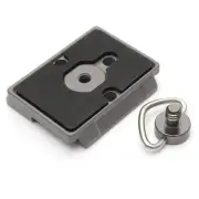 1pc Quick Release Plate Camera Tripod 1.5x2" Mount For Manfrotto 200PL-14 T4K9