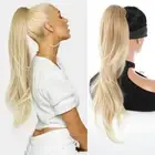 Ombre Drawstring Ponytail Wig Layered Pony Tail Hairpiece Party
