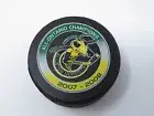 2007-08 Alliston Hornets Game Issued Official InGlasCo Hockey Puck Juniors