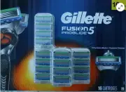 16 Gillette Fusion 5 Proglide Razor Blades (NWB)