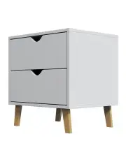 Turramurra Bedside Table in White