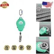 Alloy Steel Fall Arrest Lanyard - 23FT Retractable Safety Lifeline for Roofing
