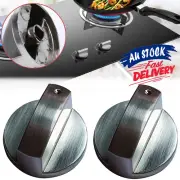 4pcs Gas Stove Knobs Alloy Cooktop Metal Switch Control Home Kitchen Oven Cooker