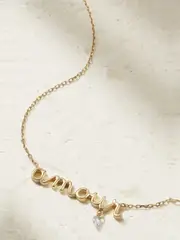 [Persée] Persée - Amour 18-karat Gold Diamond Necklace - One size One size Gold