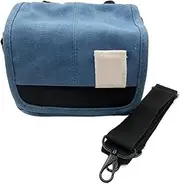 Camera Case Bag Canvas Fit for Pentax DSLR K-30 K-50 K-70 K3 K3II K-5IIs KP K-S1 K-S2(Blue)