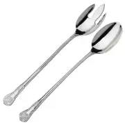 NEW Whitehill Kings Silver Plated Salad Server Set