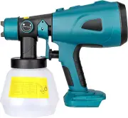 Cordless High Pressure Airless Spray Gun Paint Sprayer for Makita 18V Battery