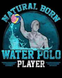 在飛比找博客來優惠-Natural Born Water Polo Player