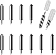 THANMAO 10PCS Replacement Cutting Blades Compatible with Joy/Joy Xtra, Cut Vinyl Fabric Carbide Standard Blade Compatible with Joy Machine