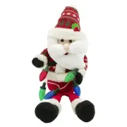 Jingle Bells Musical Plush Santa Shelf Sitter with Lights