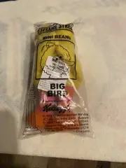1999 Kellogg’s Mini Beans Sesame Street Big Bird Cereal Box Toy New In Bag