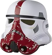 Star Wars The Black Series The Mandalorian Incinerator Stormtrooper Premium Electronic Helmet, Roleplay Collectible