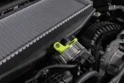 Perrin Yellow Aluminum Top Mount Intercooler Bracket for 2022-2023 WRX and more