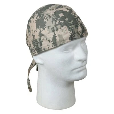 Digital ACU Tactical Camouflage Camo Durag Head Wrap Skull Cap Hunting Military