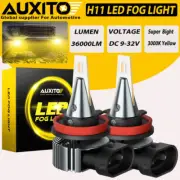 2x H11 H8 H9 3000K Golden Yellow High Power CSP LED Fog Lights Driving Bulb DRL (for: Smart)