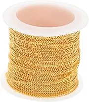 Holibanna 1Roll Copper Chain for Jewelry Making Delicate Necklace Chains DIY Bracelets Chain Durable Electroplated Accessories for Crafting and Design
