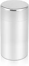 NIPUAEGO Stainless Steel Tea Coffee Canister, Double Seal Coffee Bean Storage Container with Lid Portable Sugar Can for Loose Tea Seasoning (Large)