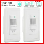 2PCS AC 110V PIR Motion Sensor Light Switch Detector Infrared Wall Occupancy