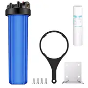 20inch Whole House Water Filter Housing Pre-Filtration System Kit 1" BSP Port