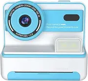 Snblzhef Kids Mini Instant Print Camera 30MP HD 1080P Selfie Digital Camera Thermal Print Camera Fun DIY Gift