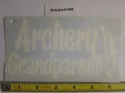 NEW Archery Grandparent Window Decal Sticker 3 1/2 x 6 1/4 Hunting FREE SHIPPING