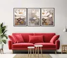 Set of 3, White Lotus Beauty, Lotus Flowers, Nature Inspired Art Poster Wall Art