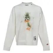 [MIHARA YASUHIRO] Leon Printed Distressed Pullover