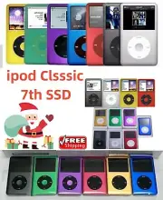 NEW Apple iPod Classic 7th Gen 1TB SSD MP3 - LG 3800mAh Battery- Sealed Box
