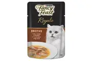 Fancy Feast Adult Royale Broths Wet Cat Food Tuna Surimi & Prawns 16 x 40g