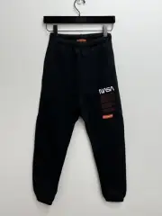 new heron preston sweatpants jogger trouser short leg nasa black extra small xs
