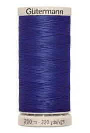 Gutermann Waxed Cotton Quilting Thread 200m Colour 4932 NAVY BLUE